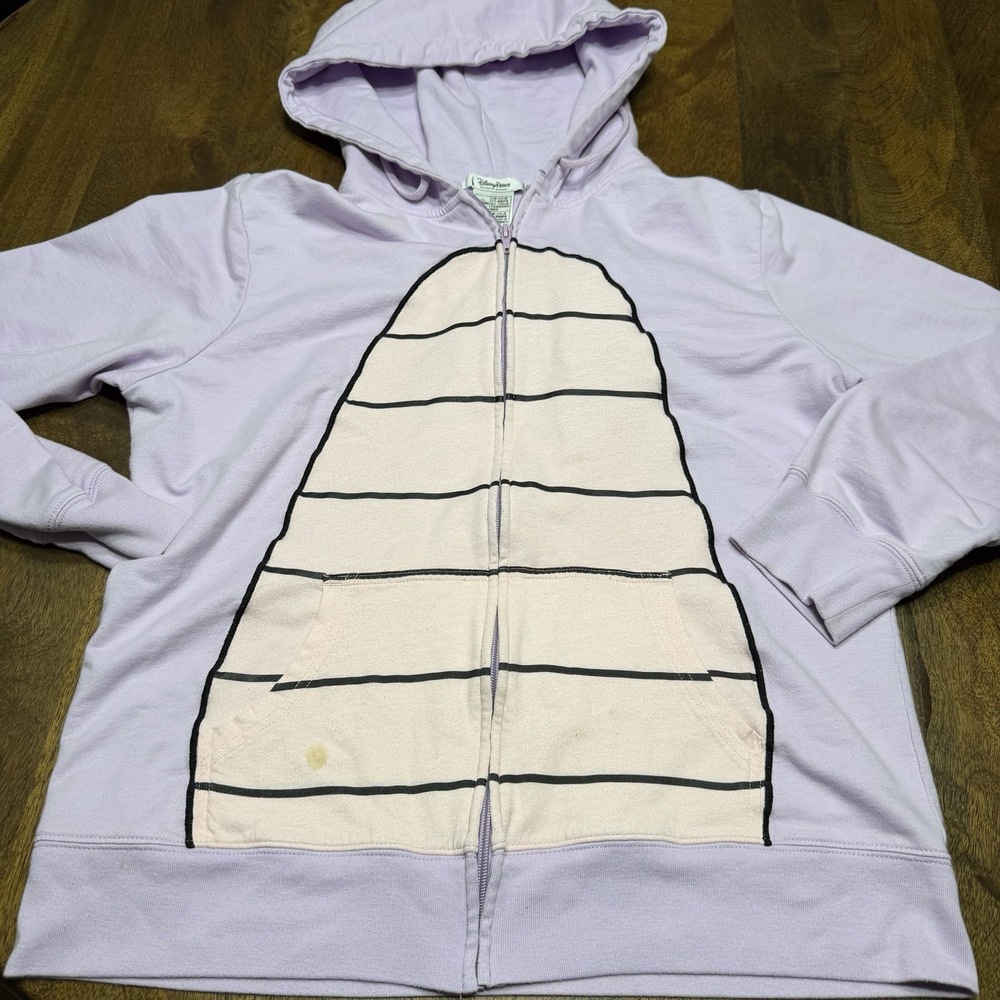 Figment Disney Parks Horns Wings Hoodie Purple Dragon Full Zip Hoodie XL READ